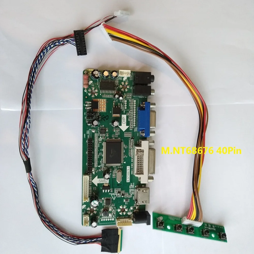 DVI аудио M. NT68676 ЖК светодиодный LVDS HDMI VGA контроллер комплект DIY панель для LP133WH2 (TL)