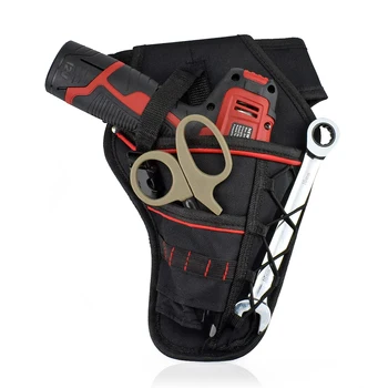 

Hard Waist Belt Drill Holster Accessories Pouch Bag Holder Multifunctional Wrench Screwdriver Work Wearproof Waterproof Impact