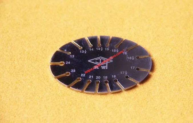

Piano tuning maintenance tool, string measuring instrument (oval)