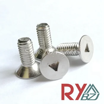 

Stainless Steel Flat Head triangle socket screw M2 M3 M4 Security screws Flat Head Anti-theft Screw,