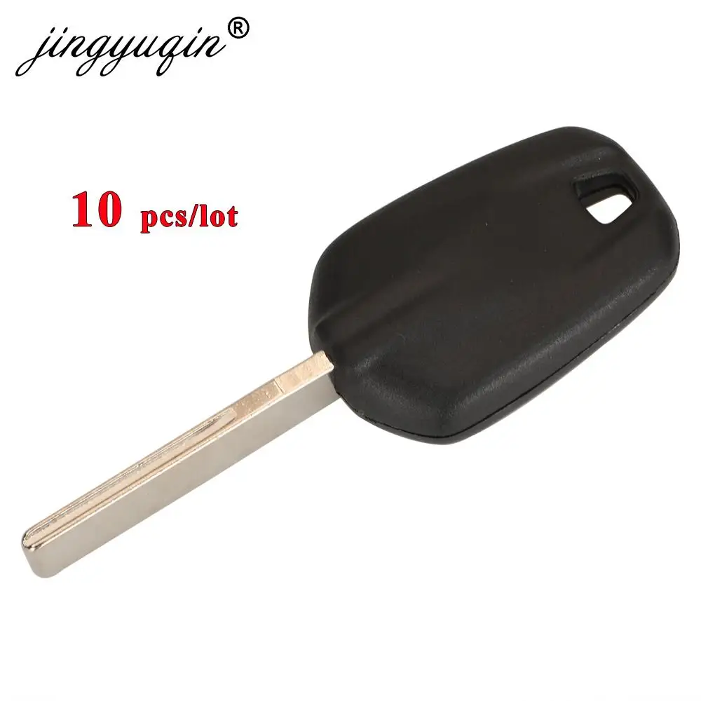

jingyuqin 10pcs HU83 Blade Transponder Uncut Blank Car Key Shell Case Replacement Fob No Chip For Citroen For Peugeot 508