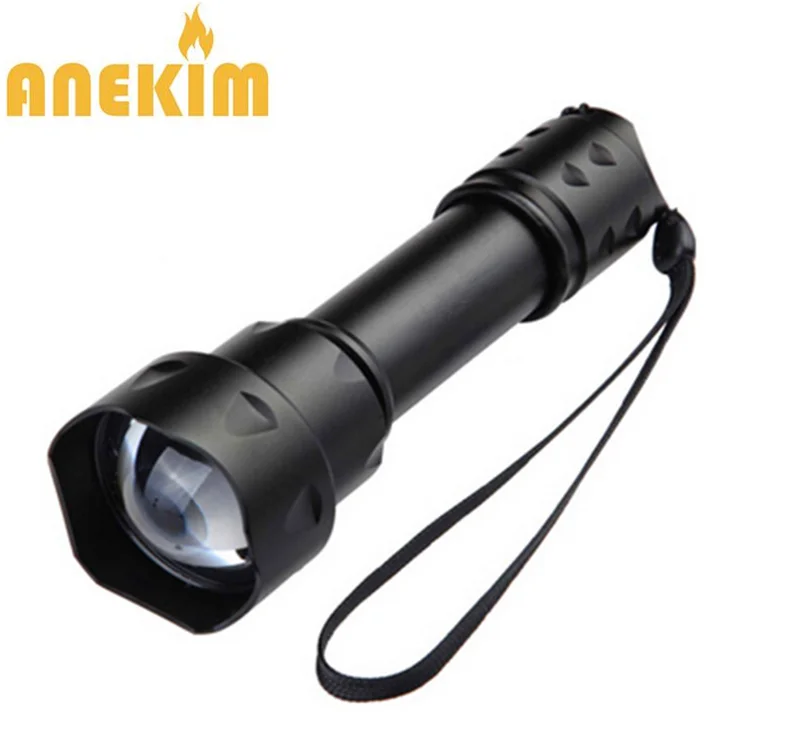 ANEKIM T20 инфракрасный лазер 850nm zoom Инфракрасный фонарик 940nm инфракрасное ночное видение охотничий фонарик для устройства ночного видения - Испускаемый цвет: 1 laser 850nm