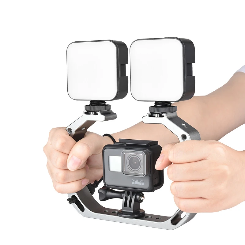Подводная ручка для дайвинга GoPro Hero 5 6 7 8 с креплением холодной обуви ремешок на