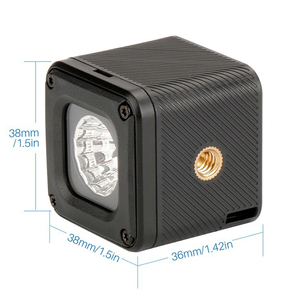 Ulanzi L1 светодиодный светильник для видео Водонепроницаемый Регулируемый универсальный портативный фотографический светильник ing подходит для DJI дронов Osmo Pocket Gopro