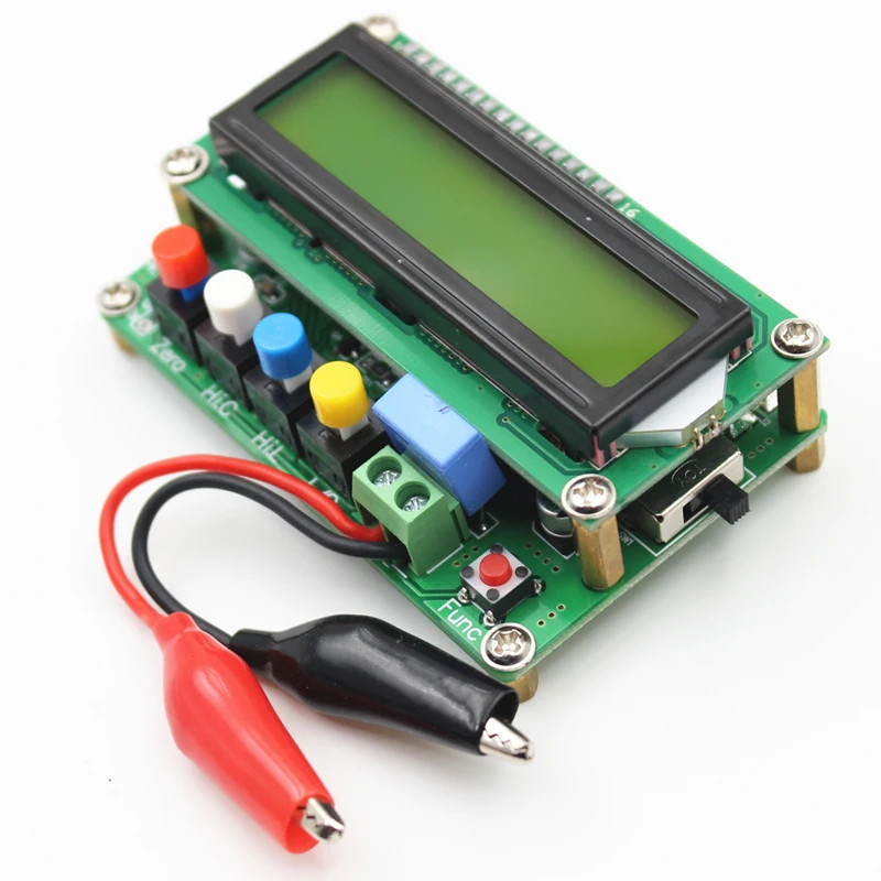 

Lc100- Digital LCD High Precision Inductance Capacitance Meter Meter Capacitor Tester Frequency 1Pf-100Mf 1Uh-100H Lc100-+Te
