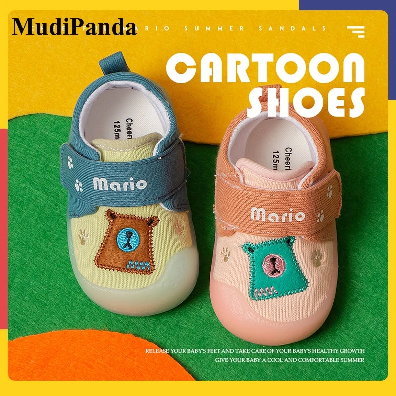 

MudiPanda Baby Shoes Girls Boy Soft Bottom Toddler Shoes Autumn 1-3 Years Old Non-Slip First Walkers Footwear For Children