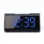 Led Alarm Clock Digital Child Electronic Alarm Clocks Curved Screen Mirror Temperature Clock with Snooze Function Desk Clock 13