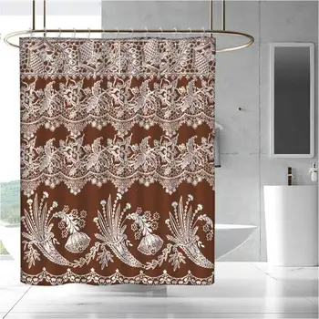 

Waterproof and Colorful Shower Curtain Polyester Shower Curtain Bath Shower