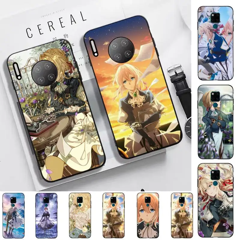 FHNBLJ Anime Violet Evergarden Phone Case for Huawei Mate 20 10 lite pro X Honor paly Y 6 5 7 9 prime 2018 2019 | Мобильные телефоны