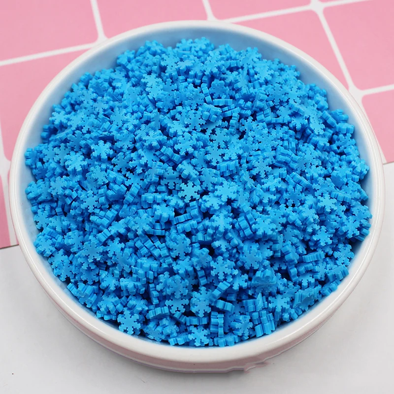 royal blue 100 г/лот имитация снежинки ломтик Fimo Полимерная глина разбрызгивает для слизи материалы принадлежности сделай сам ручной работы украшения для ногтей - Цвет: royal blue