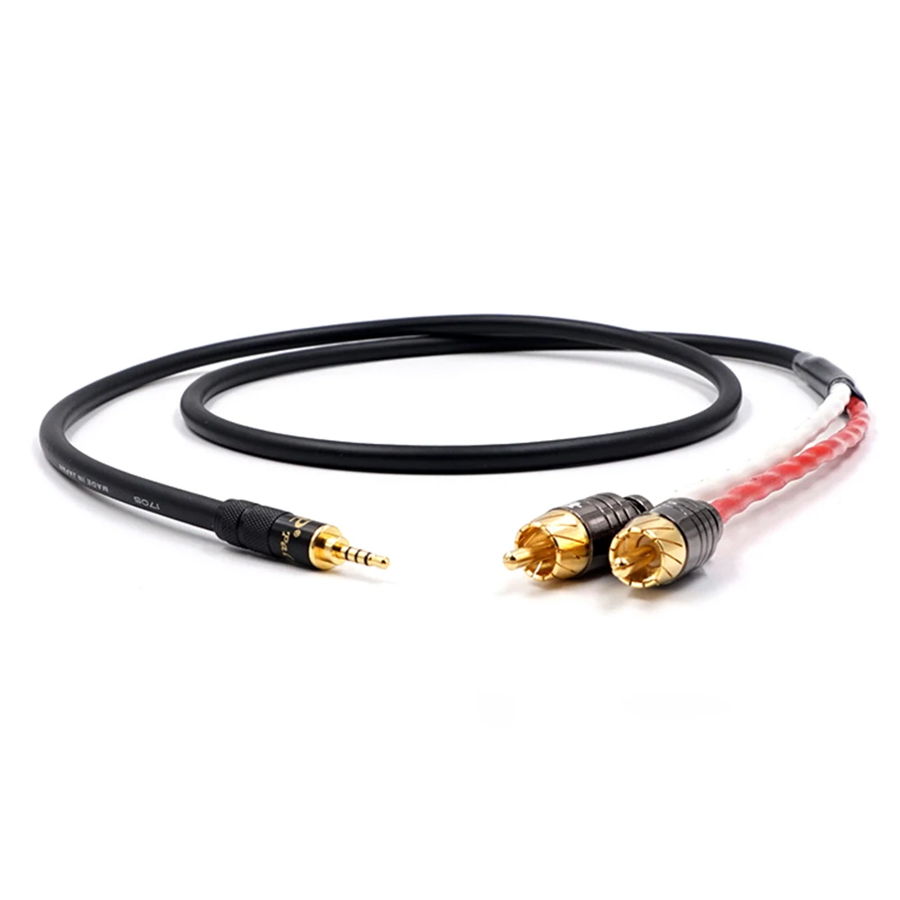 Аудиокабель A53 HIFI TRRS со сбалансированным штекером 2 5 мм на RCA для Cayin N5 Iriver AK240 AK380