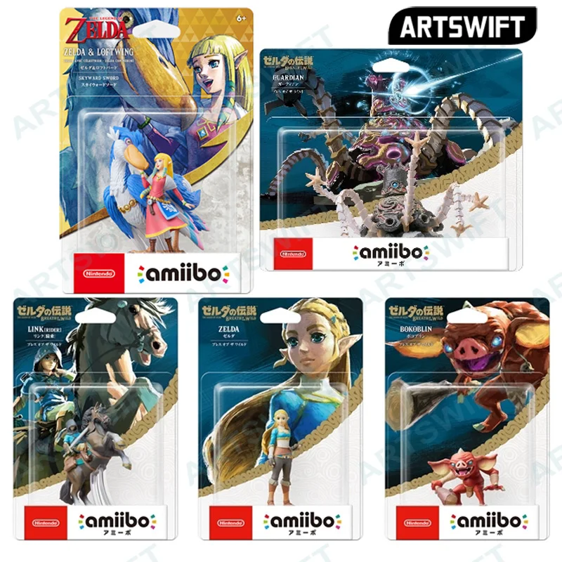 Amiibo Zelda Breath Wild Nintendo Switch | Amiibo Legend Zelda | Amiibo Guardian - Accessories - Aliexpress