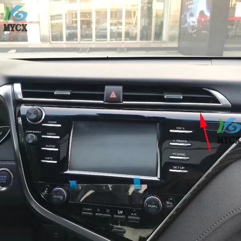 Для Toyota Camry 8th XV70 ABS хромированное покрытие для кондиционера промежуточная Крышка для выхода воздуха отделка Аксессуары для стайлинга автомобилей