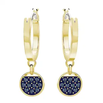 

High Quality SWA New Atmospheric Beautiful Racket Crystal Jewelry Earrings