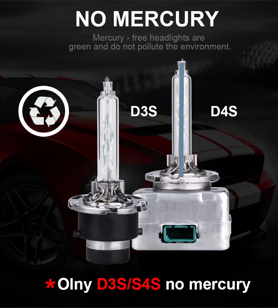 1 пара ксеноновых фар D1S D2S D3S D4S HID ксеноновая лампа 4300 К фар автомобиля 6000 К 8000 10000 к фары 12V 35W D4R D3R D2R D1R