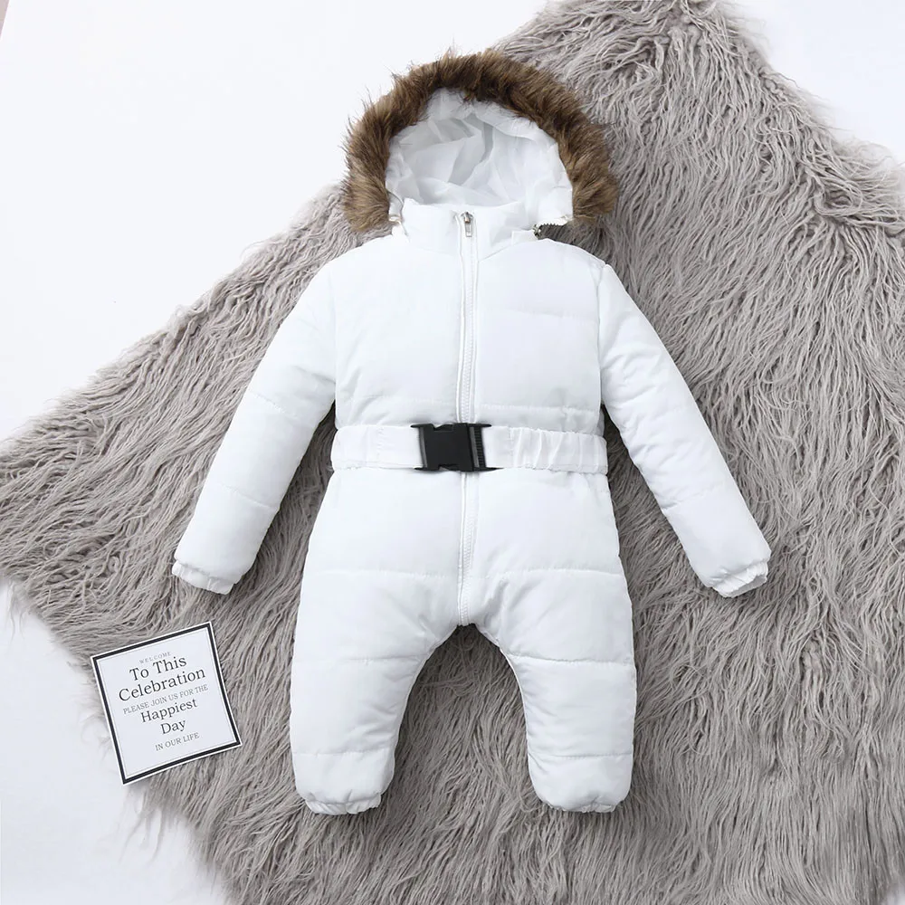 Зимняя одежда детский зимний костюм для мальчика и девочки, комбинезон-жакет с капюшоном, комбинезон, теплое плотное пальто, наряд г. vetement New fille hiver