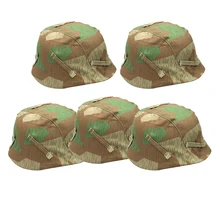 5 шт. Repro Второй мировой войны немецкий M35 M40 M42 Камуфляжный двусторонний шлем крышка Splinter Camo