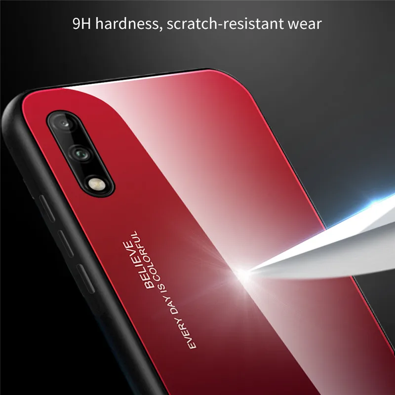 Градиентный чехол из закаленного стекла для huawei Honor 8X9X10 20 Pro 20i 10i mate 20 10 Pro Lite P Smart Plus Z Роскошный чехол для телефона s