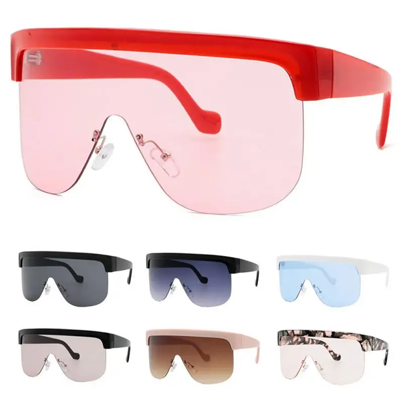 Gafas de sol con visera de gran tamaño, de sol con espejo grande, protección media cara, protección para montar|Funda para gafas| - AliExpress