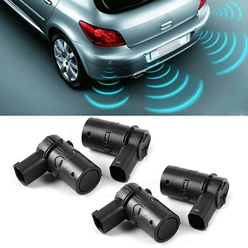 

4Pcs Black PDC Parking Sensor Fit for Volvo S80 S60 V70 XC70 C70 V50 S40 XC90 30765108 30668100