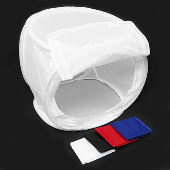 

Mini Foldable Camera Photo Studio Table Top Shooting Tent Light Cube Photography Tent with 4 Colors Backdrops for DSLR Camer
