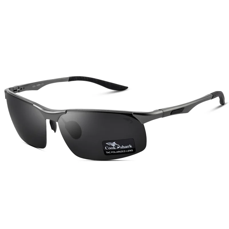 Cook Shark 2020 новые алюминиевые магниевые солнцезащитные очки мужские HD