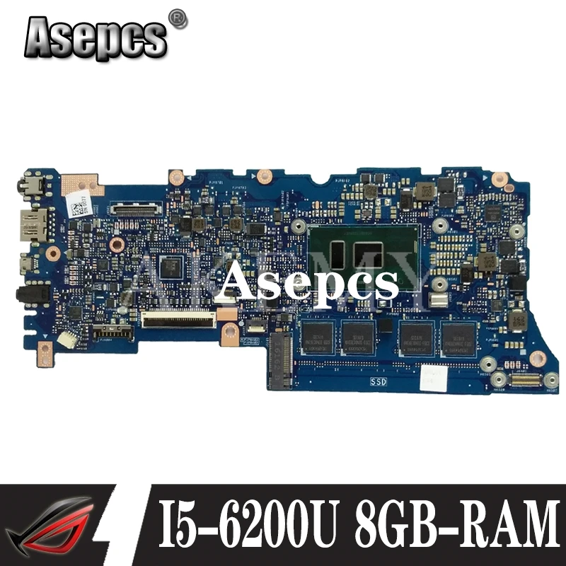 Akemy UX305UA Laptop Moederbord Voor Asus UX305UA UX305U U305U Moederbord 100% Test Ok I5-6200U 8GB-RAM Akemy UX305UA Laptop Moederbord Voor Asus UX305UA UX305U U305U Moederbord 100% Test Ok I5-6200U 8GB-RAM