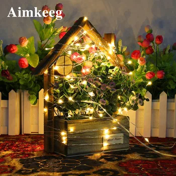 

Led Christmas Decoration Lights String Holiday Fairy Lights for Indoor Outdoor Wedding Party Home Decorative Lamp 2/3/5/10M