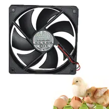 Mini ventilador de escape, 12v para 48/56 acessórios de incubadora automática de ovos de galinha, pato, máquina incubadora, ventilador de suprimentos para animais de estimação