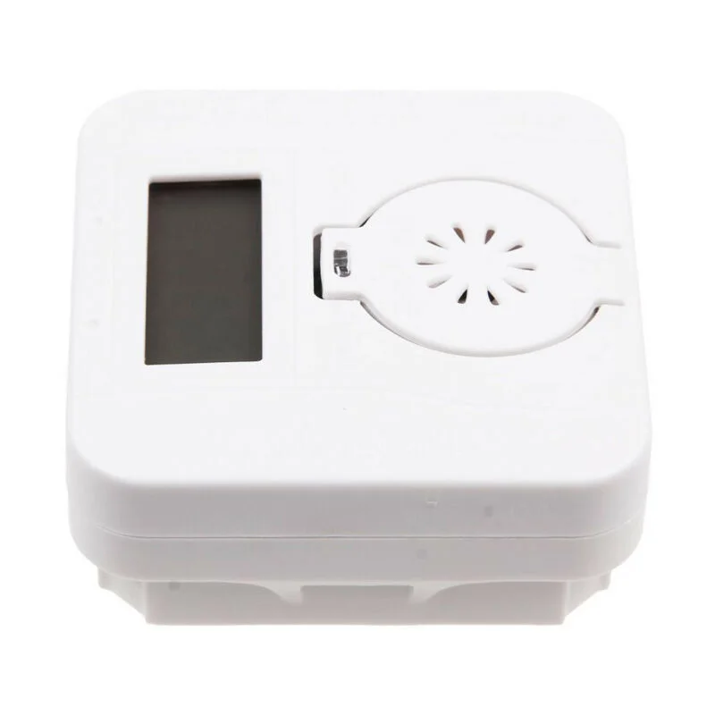 White CO Gas Warning Alarm Mini Monoxide&Smoke Detector W/ Memory Function