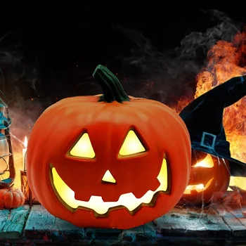 

Hollow-Out Pumpkin Lamp LED Halloween Decorations Night Lights Ornaments