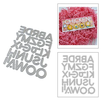 

2020 New Twenty-six Capital English Alphabet Metal Cutting Dies For DIY Making Letter Word Greeting Card Scrapbooking No Stamps