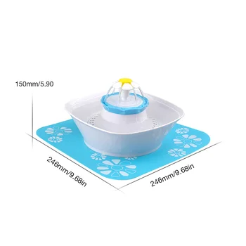 

USB Auto Pet Water Filter Dispenser Cat Water Fountain Drinking Basin Dog Water Dispenser