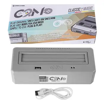

Classic 2 Magic Plays Original SNES Game Carts Adapter Box Accessories For Family Computer & For Nintend Entertainment System