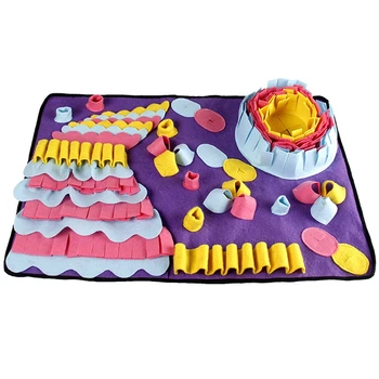 

Easy Clean Blanket Pet Mat Training Toy Non-Slip Home Cat Dog Durable Non-Toxic Bite Relieve Stress Eco-Friendly Sniff Smell