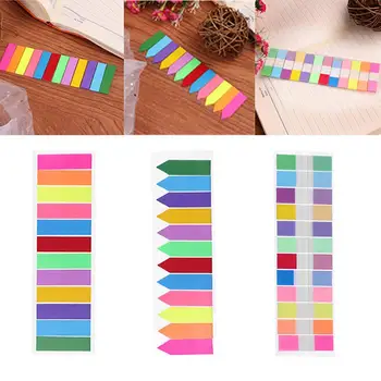 

12 Colors Sticky Notes Index Memo Pad N Times Label Paper Bookmark Sticker Sign Message School Stationary Supplies