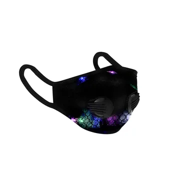 

Dust Mask Anti Pollution Respirator PM2.5 Dustproof Safety Mask LED Flashing Mask Protection Breathable Respirator mascarillas