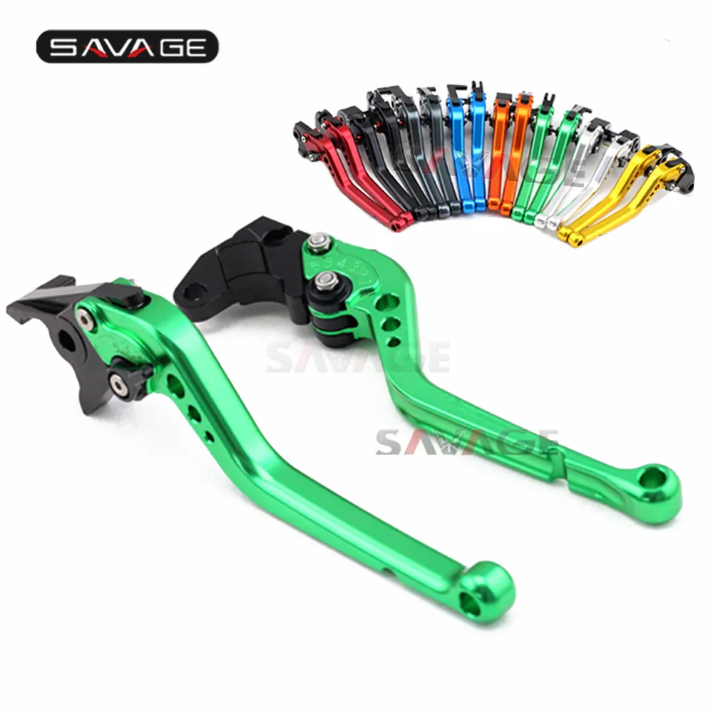 Long Brake Clutch Levers For Kawasaki Z750 2004 2006 Er6n Moto Zzr 600