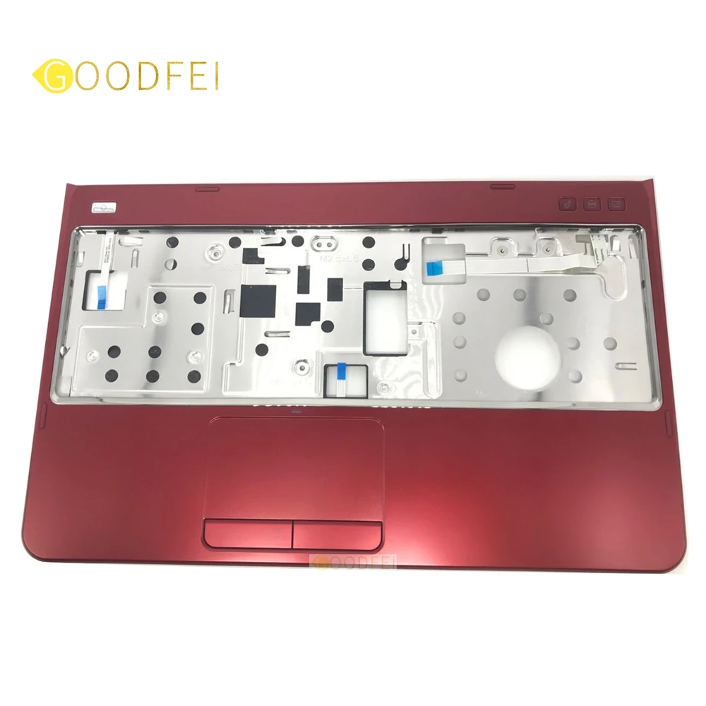 

New Genuine For DELL Inspiron 15R N5110 M5110 M511R Palmrest Keyboard Bezel Top C Cover Upper Case Shell Red Touchpad