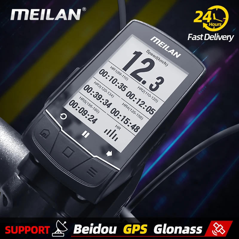 Meilan Bicycle Computer Wireless Gps Speedometer Waterproof Navigation ... - Meilan Bicycle Computer Wireless GPS SpeeDometer Waterproof Navigation RoaD MTB Bike Digital Stopwatch Bluetooth4 0 ANT