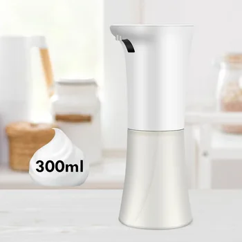 

300ml Infrared Sensing Automatic Portable Foam Soap Dispenser for Bathroom Kitchen Balcony No Noise Low Power Dispenser