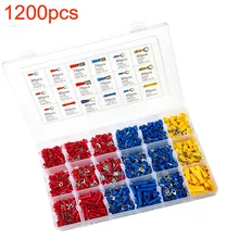 Wire Cable terminal Connector Insulated Electrical Wire Terminals Ring Spade Butt Bullet Connector Crimp Connectors kit