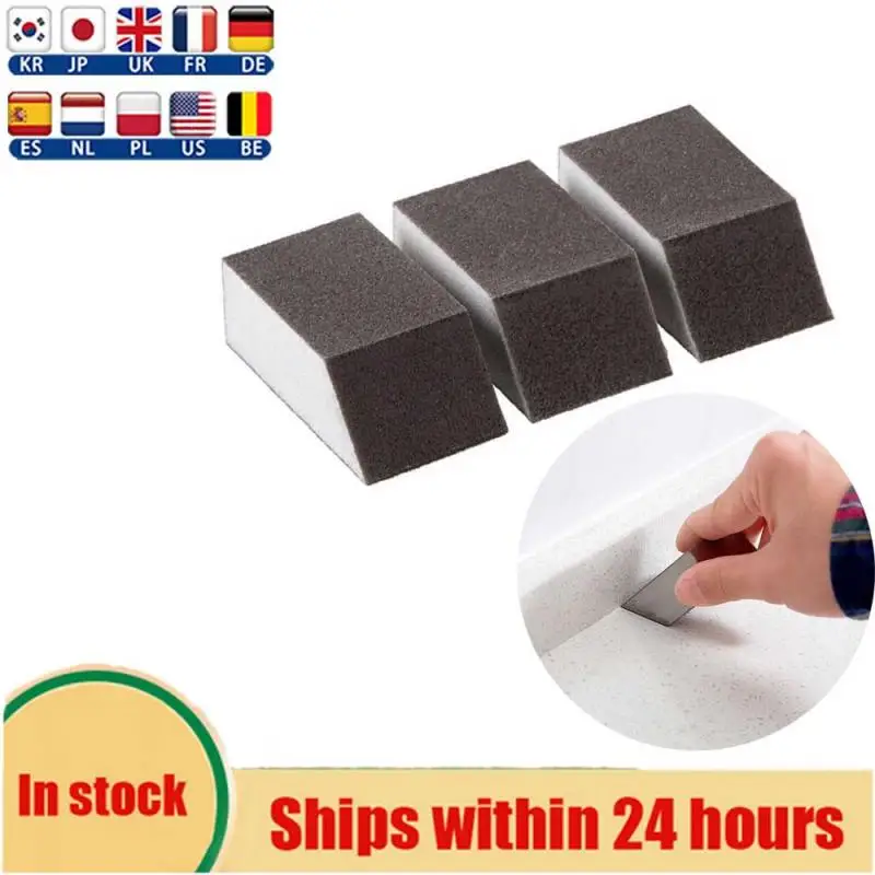 Creative Trapezoidal Alumina Emery Sponge Rust Decontamination Clean Brush Bowl Wash Pot Magic Household Kitchen Products | Дом и сад