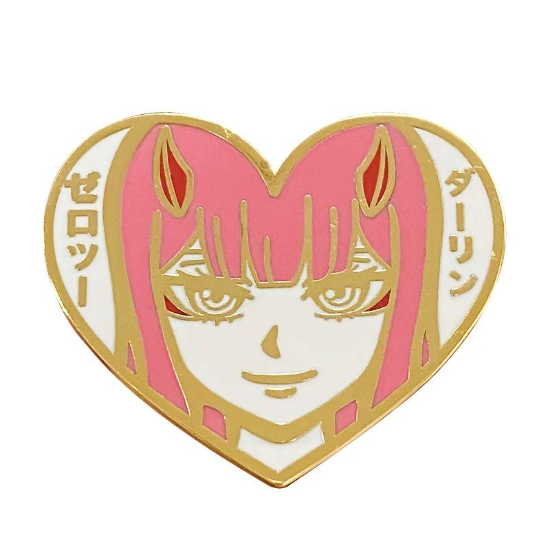 Zero Two Brooch Darling In The Franxx Anime Fans Flair Addition | Украшения и аксессуары