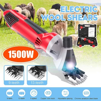 Price 1500W 13 Teeth 6 Gears 220V Electric Sheep Shearing Cutter Scissor Goat Wool Shaving Adjustment Push Trimmer Tool Cutter Machine