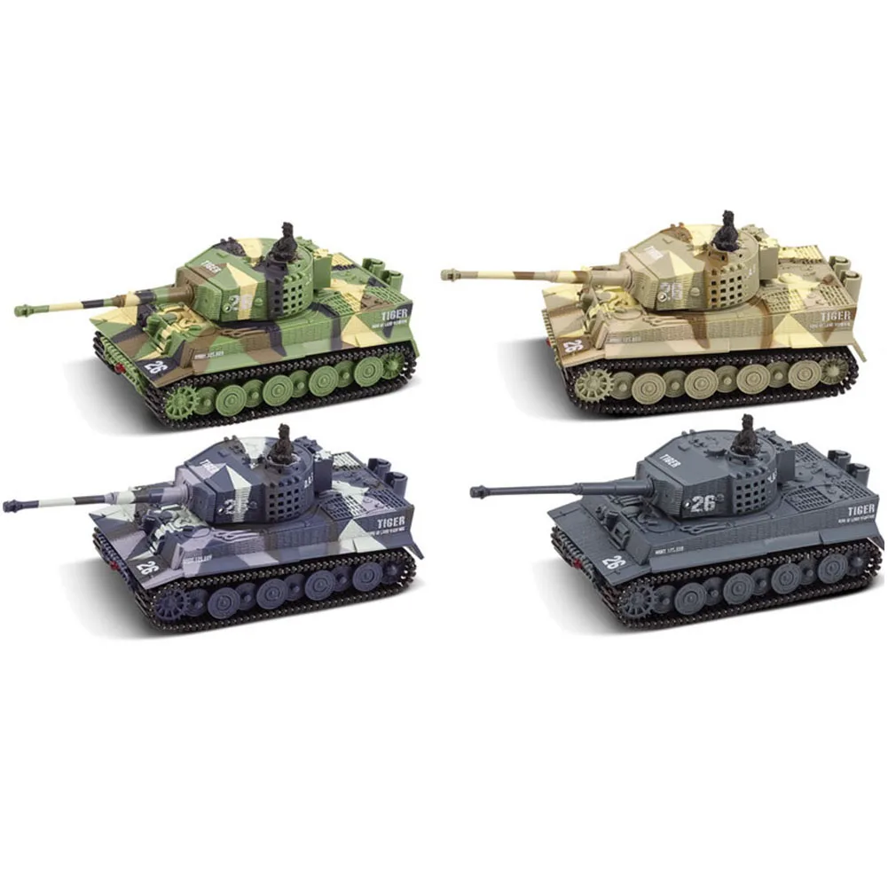 Remote Control Kids Mini Toy Parts Tiger Tank German RC Cars For Child Simulation Gift