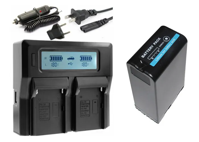 Фонарь с аккумулятором 7800 мАч и зарядным устройством для Sony|battery for sony|sony ex3 batterysony