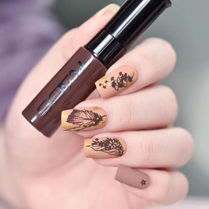 KADS Nail Stamping Polish 7ml Nail Art Printing Oil For Stamp Plate 47 Colors Gold Silver Black White Lacquer Polish