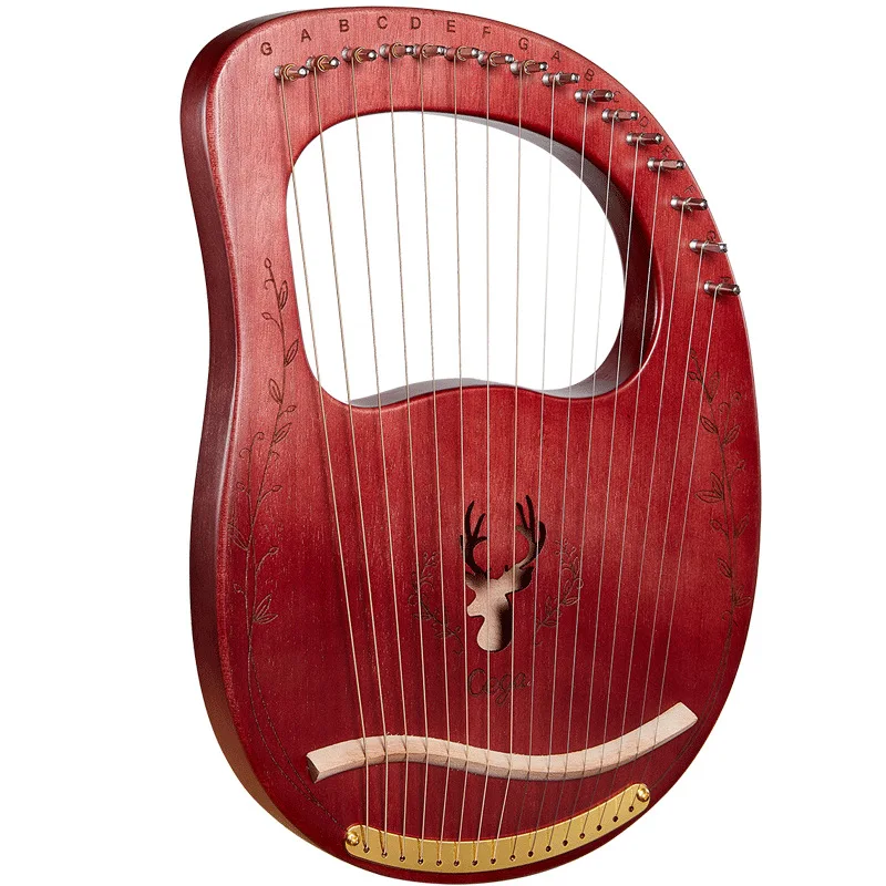 Lyra 16-String Small Harp Portable 19-String Lyre Instrument
