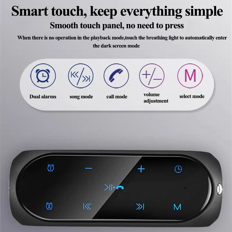 LED display Portable Speakers Bluetooth Column Wireless Outdoor subwoofer Smart touch Double diaphragm music soundbar for home LED display Portable Speakers Bluetooth Column Wireless Outdoor subwoofer Smart touch Double diaphragm music soundbar for home